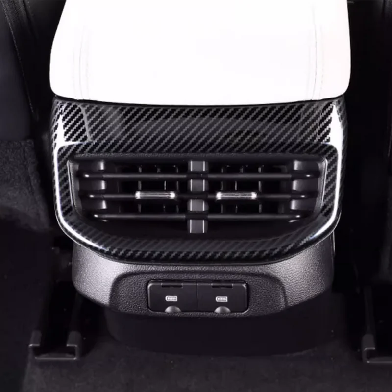 

BJMYCYY для Haval H6 3-го поколения 2022, декоративная рамка из нержавеющей стали для вентиляционных отверстий в задней части автомобиля