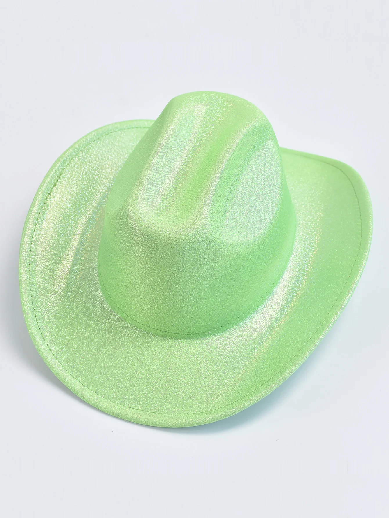 Frauen solide Pailletten Fedora Hut Mode Festival Party Hochzeits kleid Hüte Cowgirl Jazz Cap – Detail 7