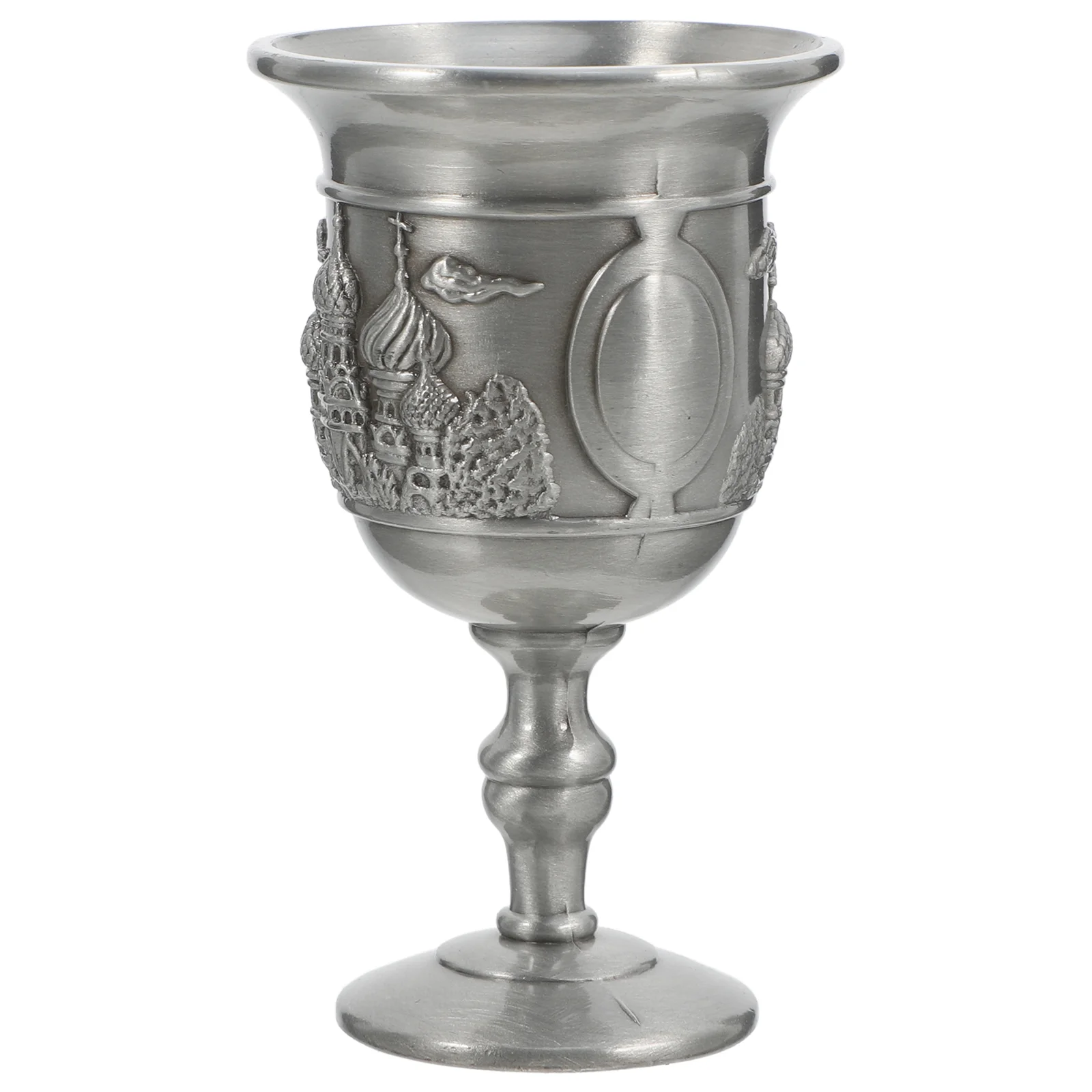 

Metal Crafts Cup nament Delicate Carvings Blessing Coffee Mug Chalice Beer Glass Holy Copper Viking Goblet Retro