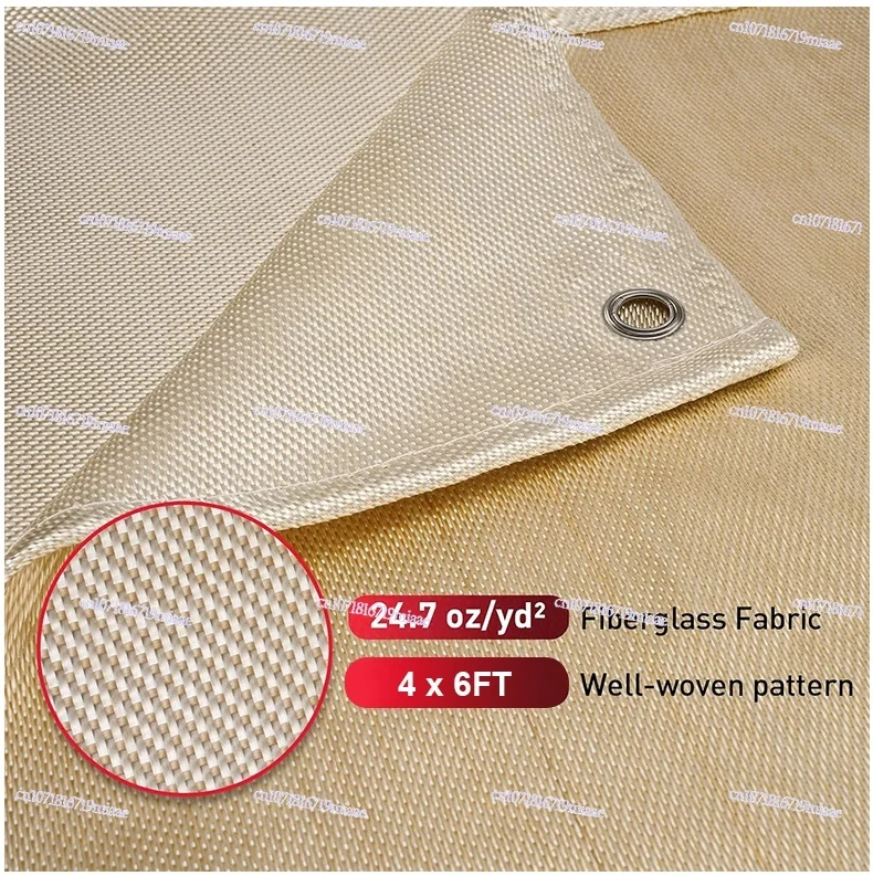 

NEW 4 X 6 Ft Fire Retardant Blankets for Welding 1.2m X 1.8m Fiberglass Welding Blanket