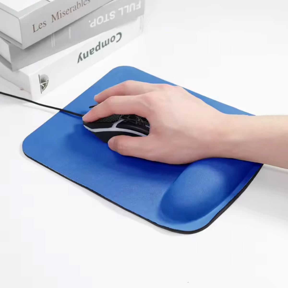 Memory Foam Mouse Wrist Pad, Office Wrist Cushion, Anti-Slip Mouse Pillow, 1 Piece