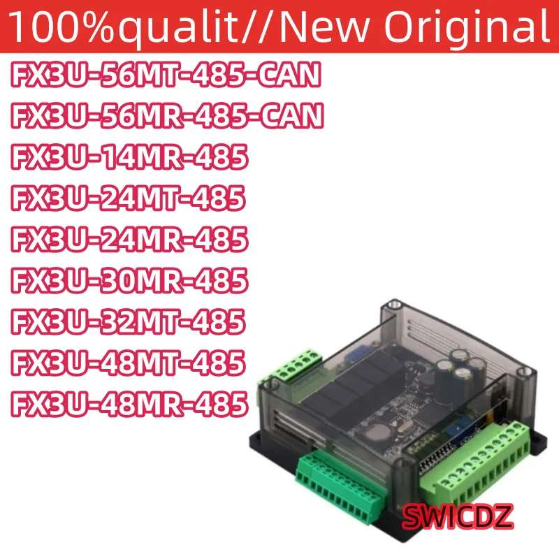 PLC FX3U-14MR FX3U-14MT FX3U-24MR FX3U-24MT FX3U-48MR FX3U-48MT FX3U-30MR FX3U-32MT FX3U-56MR FX3U-56MT Built-in 6AD2DA RS485RTC