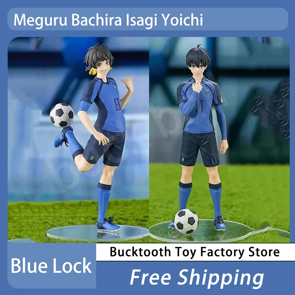 

Blue Lock Anime Figure Bluelock Meguru Bachira Isagi Yoichi Action Figure Pvc Statue Model Figurine Collectible Decora Toy Gift