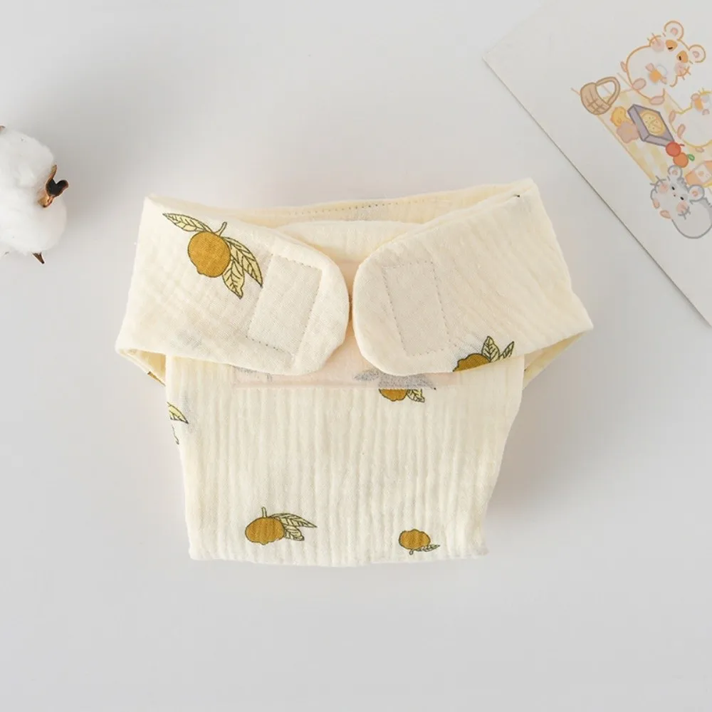 New Eco-Friendly Baby Training Pants Pure Cotton Washable Infant Shorts Cartoon Design Gauze Material Cloth Baby Diaper Newborn
