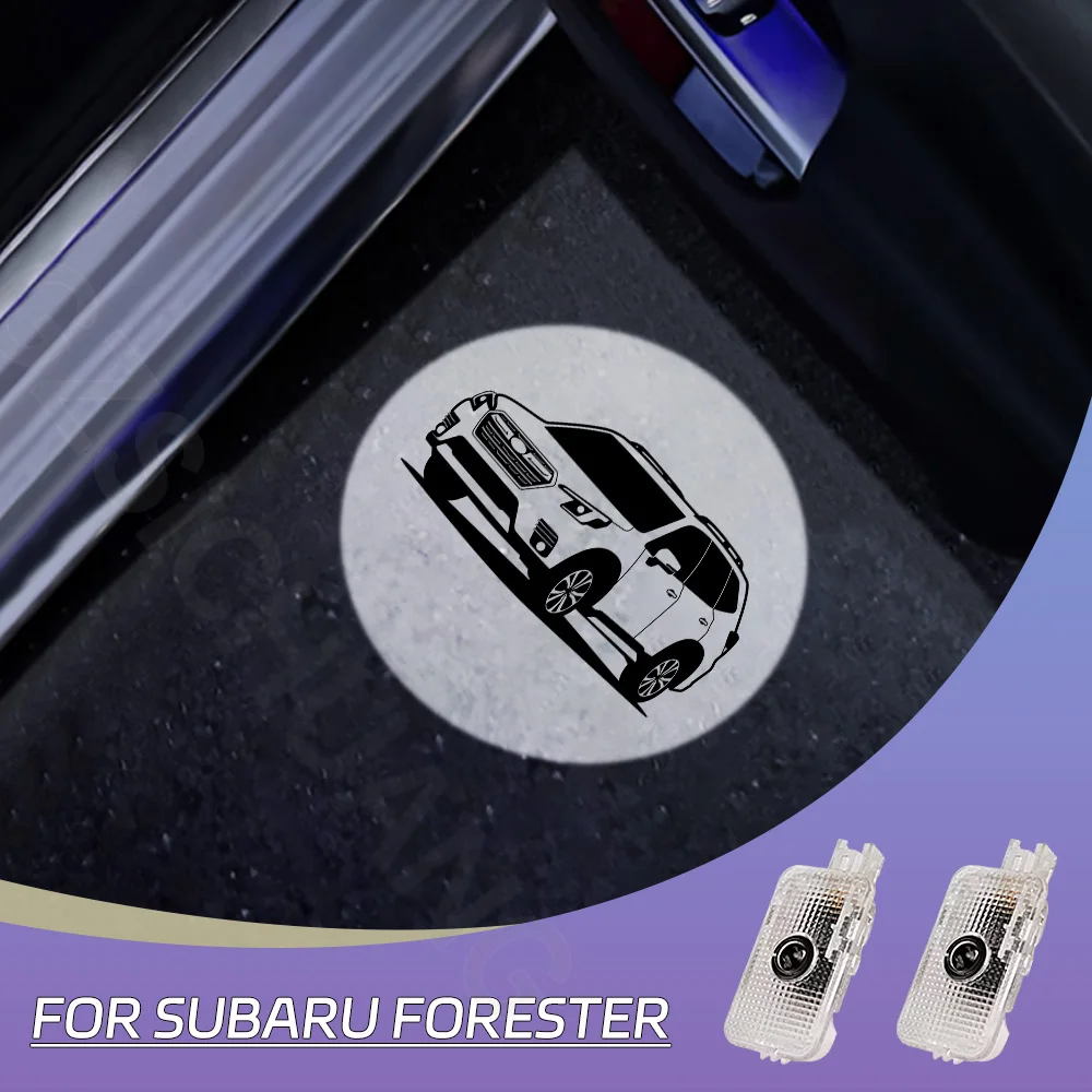 

Car LED Door Projection Lights Car Door Laser Welcome Light For Subaru Forester 2013 2014 2015-2024 Car Interior Accessories
