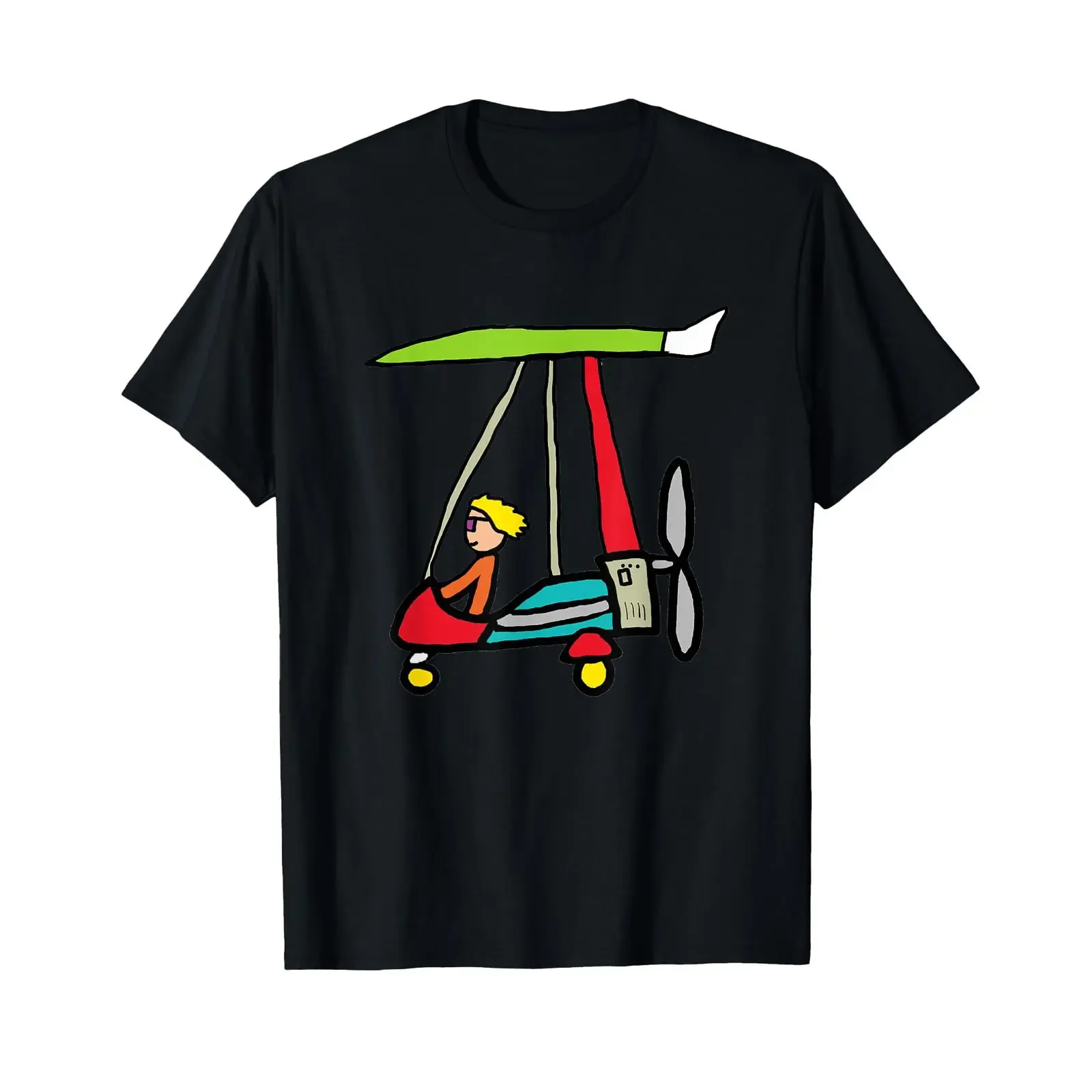 Ultralight Aeroplane T Shirt vintage Washed Breathable Casual Unisex Comfortable designer clothes streetwear fashion homme