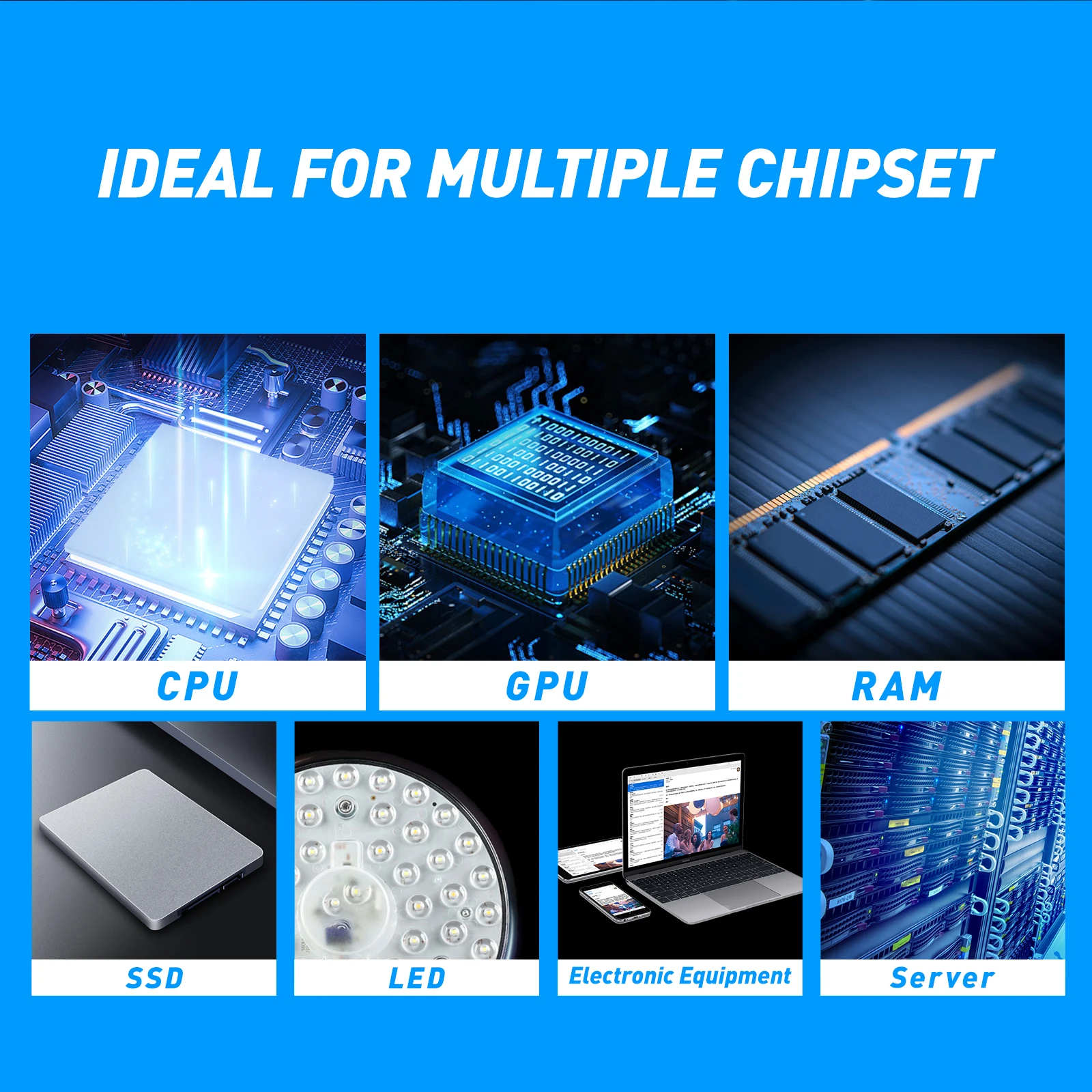 パワートレインサーマルパッド 18W/Mk 85×45MM 高品質冷却サーマルパッド GPU CPUパッド 高熱伝導率