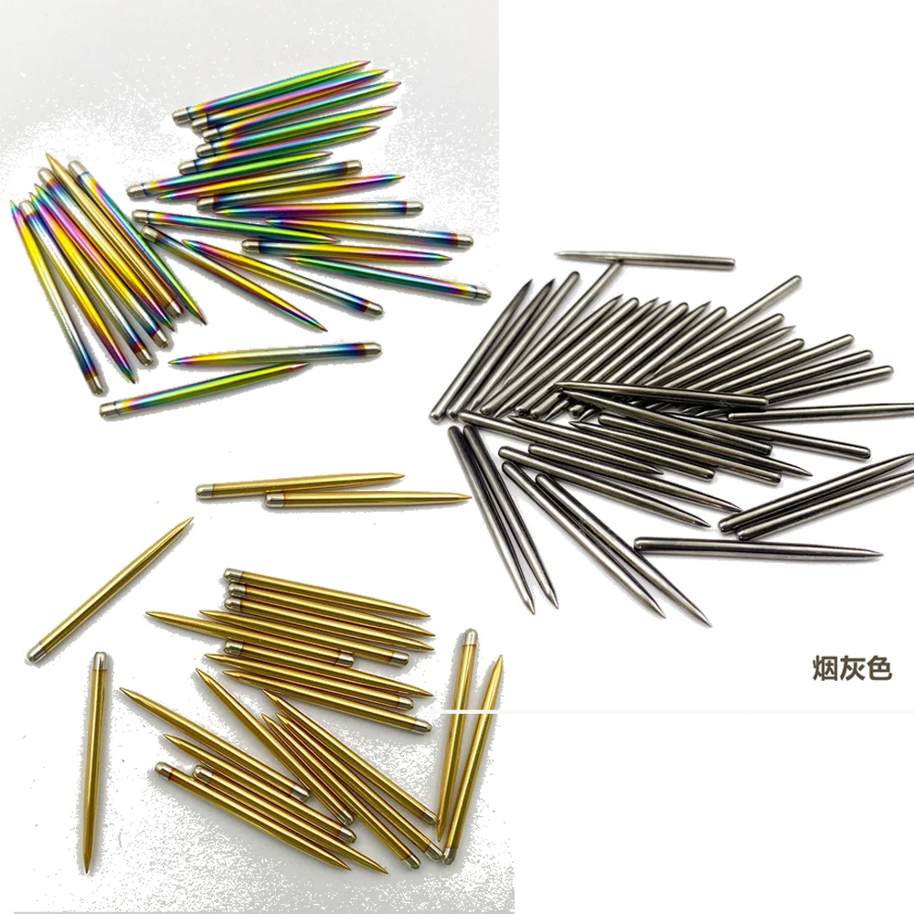 

10PCS Dart Accessories Steel Needle Dart Tip 2.33*36mm Needle Dart Needle 4 Colors Available