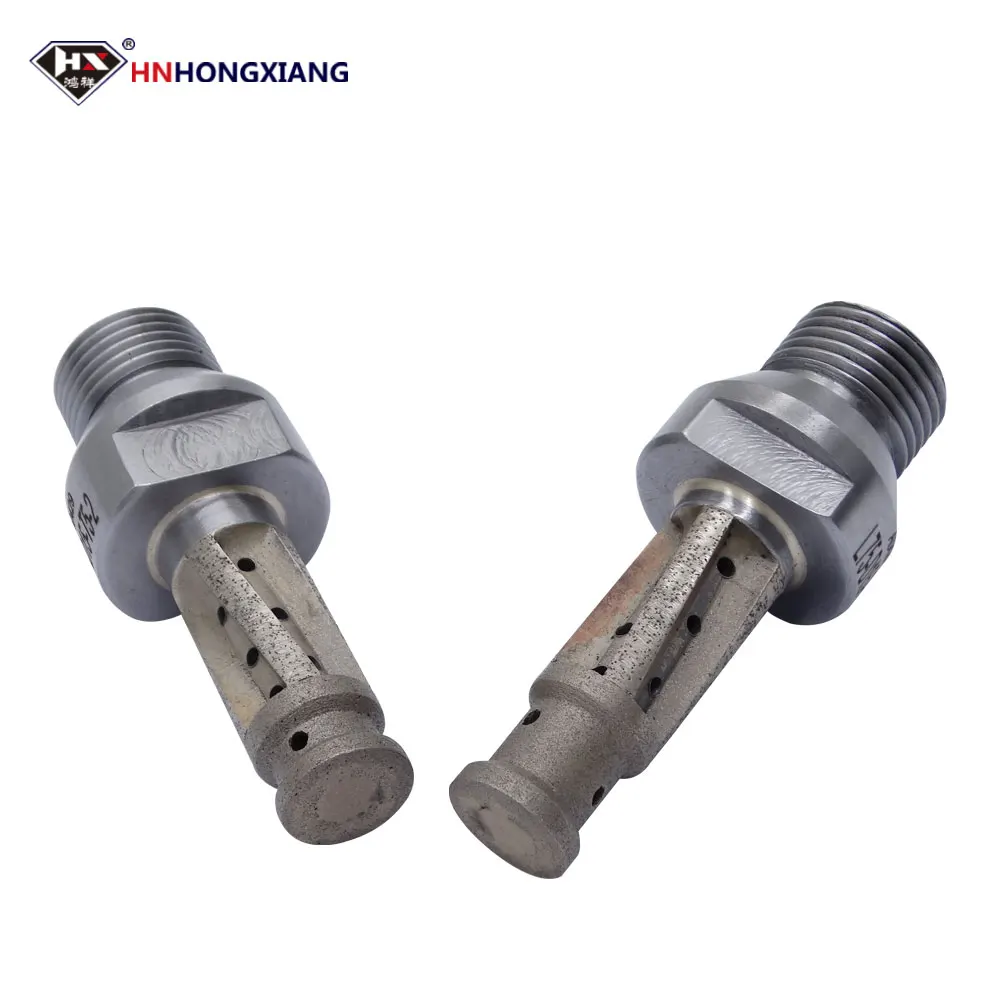 HNHONGXINAG เกลียว Shank Milling Integrated CNC เครื่องมือเครื่องตัดบดล้อสําหรับเครื่องกัดแก้ว