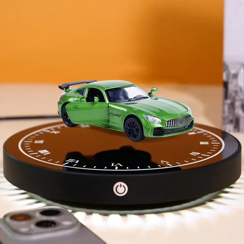 Magnetic Levitating Car Ornament, Creative Auto Spinning Model, Perfect Gift for Car Enthusiasts Kids and Men Modern Home Décor