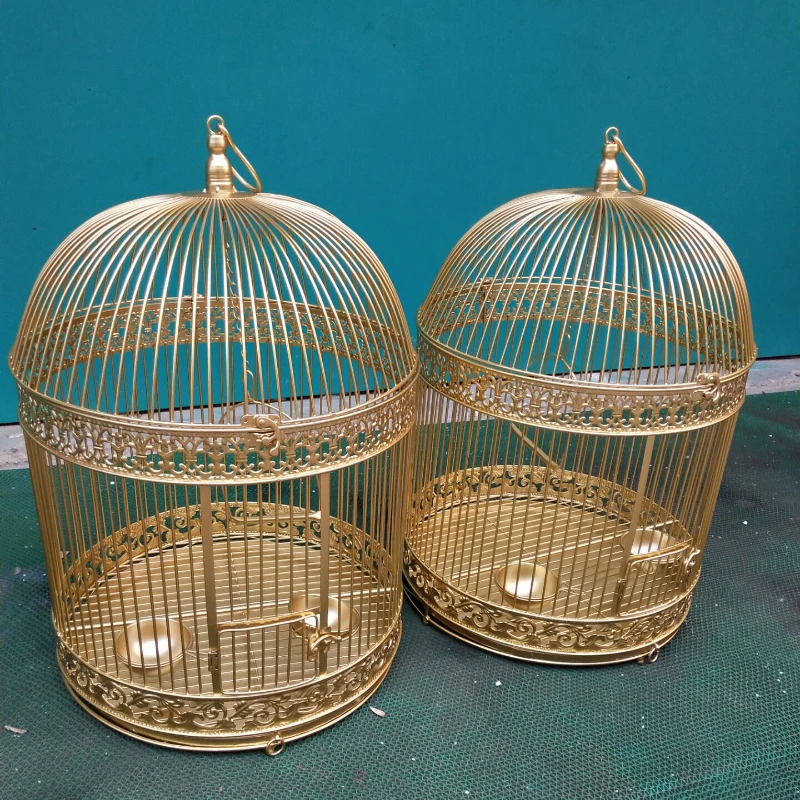 

Carrier Round Bird Cages Canary Park Luxury Outdoors Bird Cages Budgie Breeding Vogelhuisjes Voor Buiten Pet Products WZ50BC