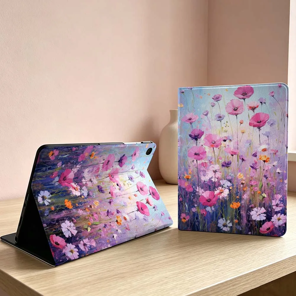 

Oil Painting Floral Pattern Soft For Samsung Galaxy Tab S11 S10 S9 S8 S7 S6 A11 A9 A8 Ultra Lite FE Plus Inch Tablet Case