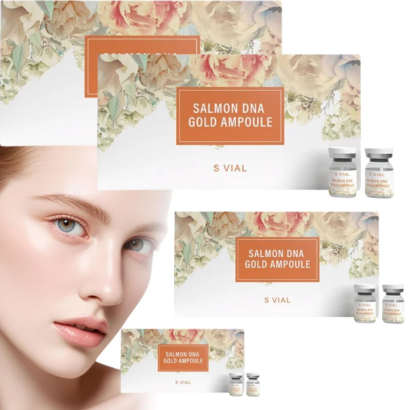1-2-3-5pcs-siero-viso-all'essenza-di-dna-di-salmone-in-fiala-d'oro-idratante-profondo-anti-eta-illuminante-e-riparatore-per-la-cura-del-viso