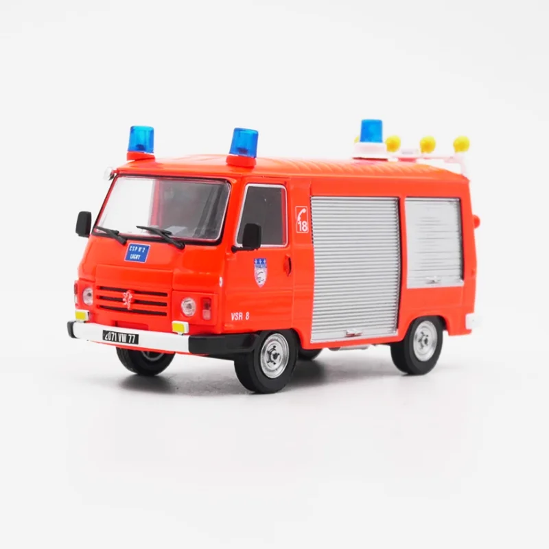 IXO Diecast escala 1:43 aleación J9 motor de bomberos Van modelo producto terminado juguete de simulación colección regalo pantalla estática