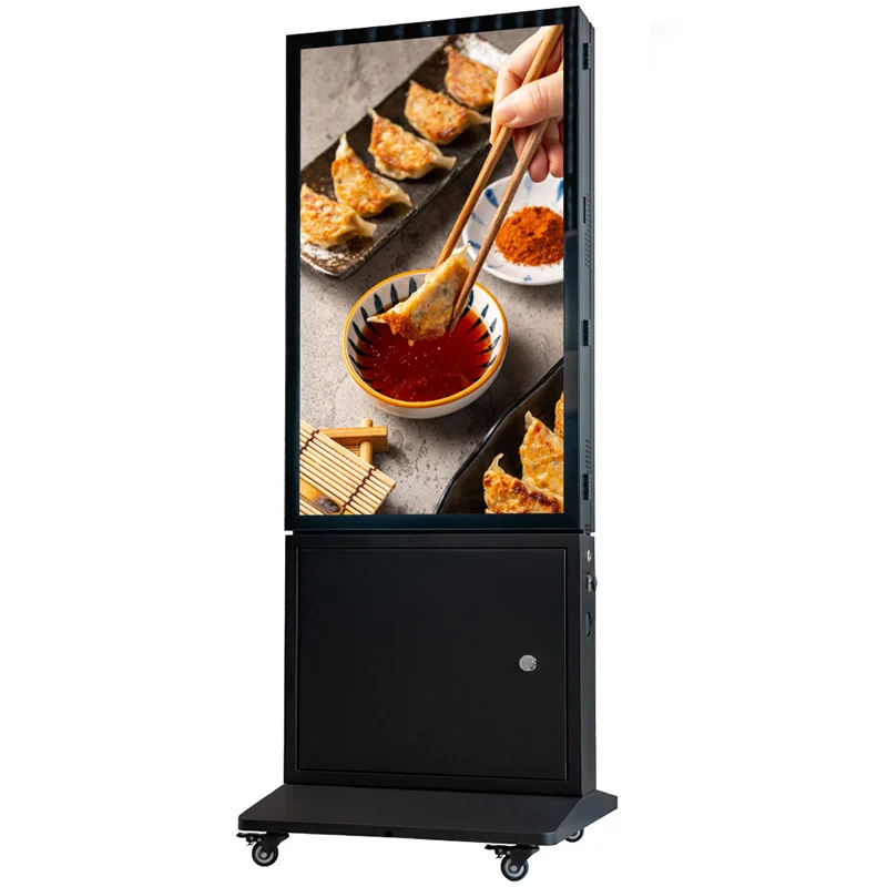 

43 inch wall mounted advertising machine high-definition display screen floor-standing outdoor shopping mall milk tea shop