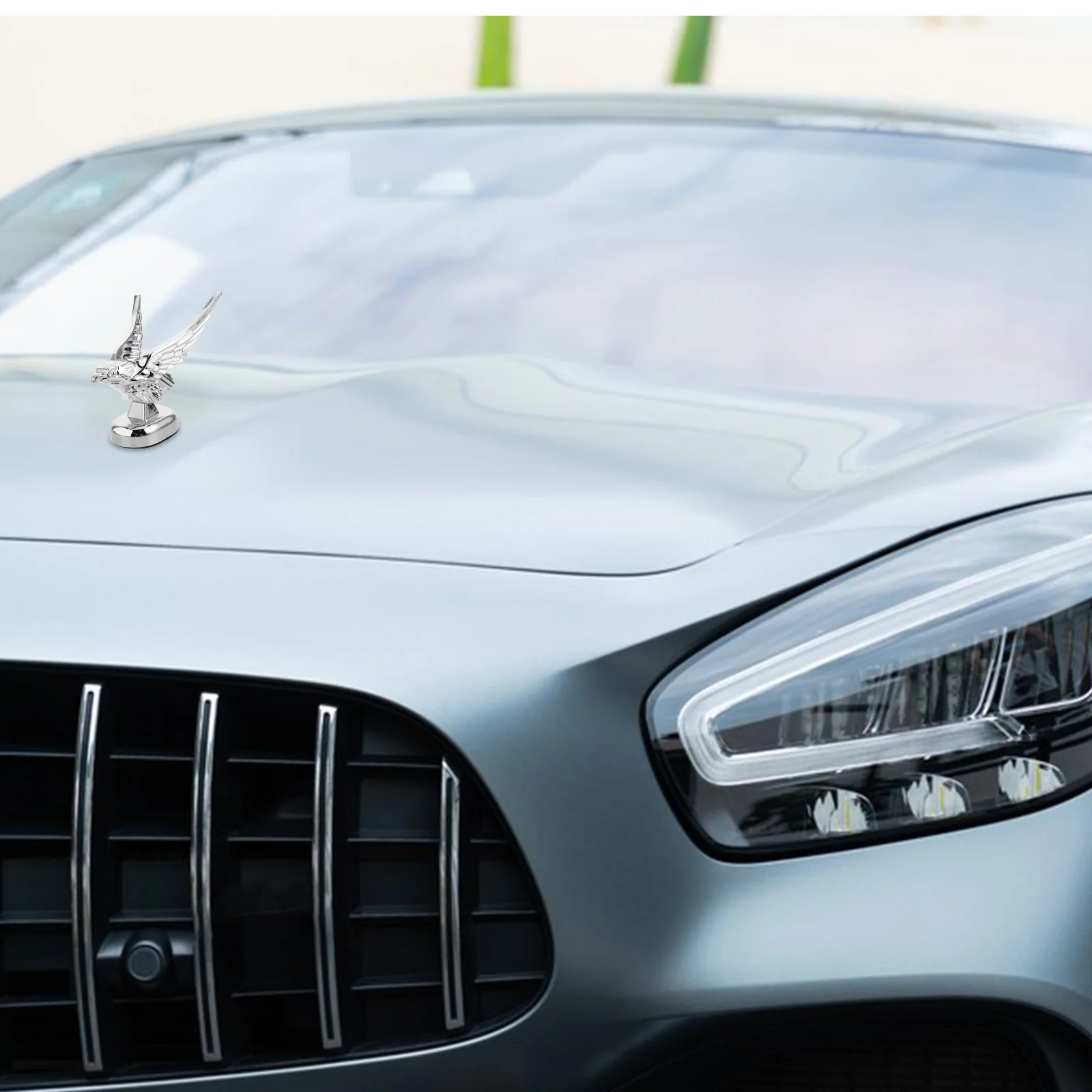 

Car Logo Hood Ornament For Trucks Plastic Vehicle Decoration Engine Cover Auto Styling Accessories