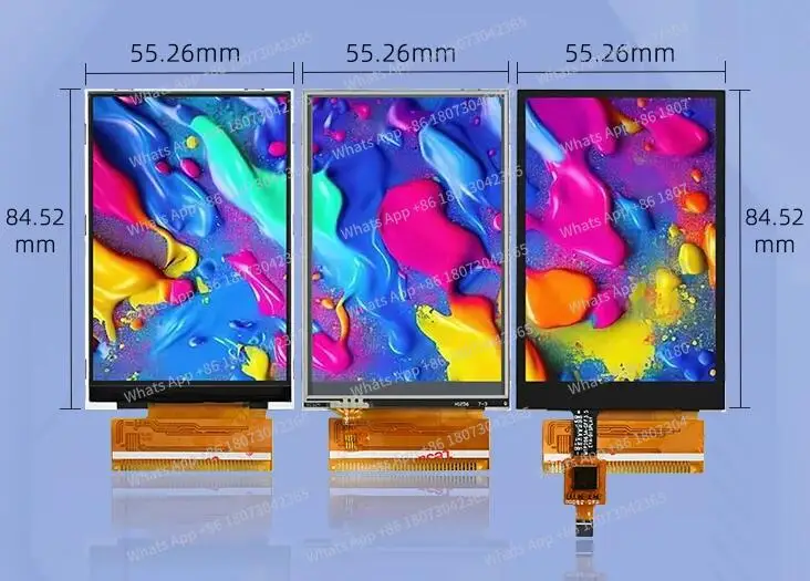 

3,5-дюймовый 37-контактный 262K цветной ЖК-экран (сенсорный/без сенсорного экрана) ILI9488 ST7796 GT911 IC привода 320*480 16-битный параллельный интерфейс