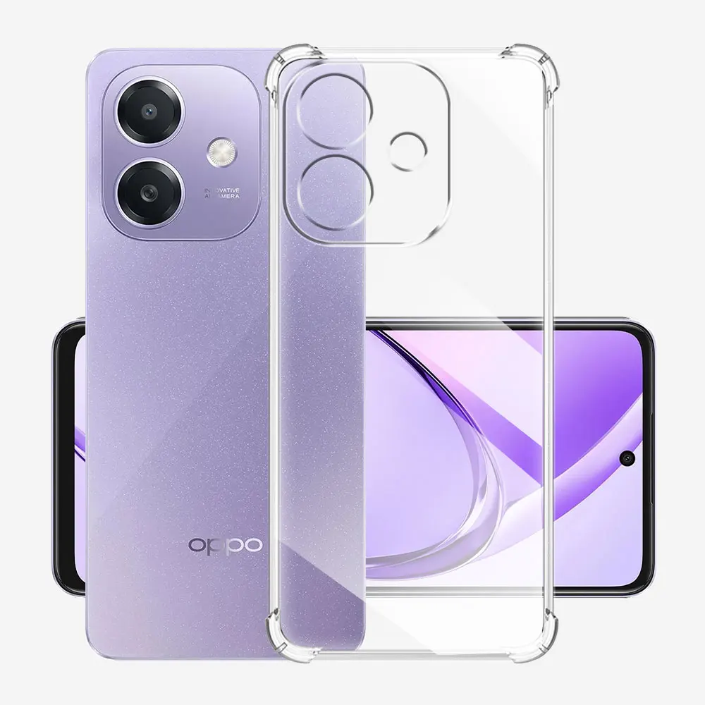 Shockproof Airbag TPU Case OPPO A3 5G 4G Phone Case For OPPO A3X 5G A 3X A3 Coque Clear Soft Silicone Protect Back Cover Funda