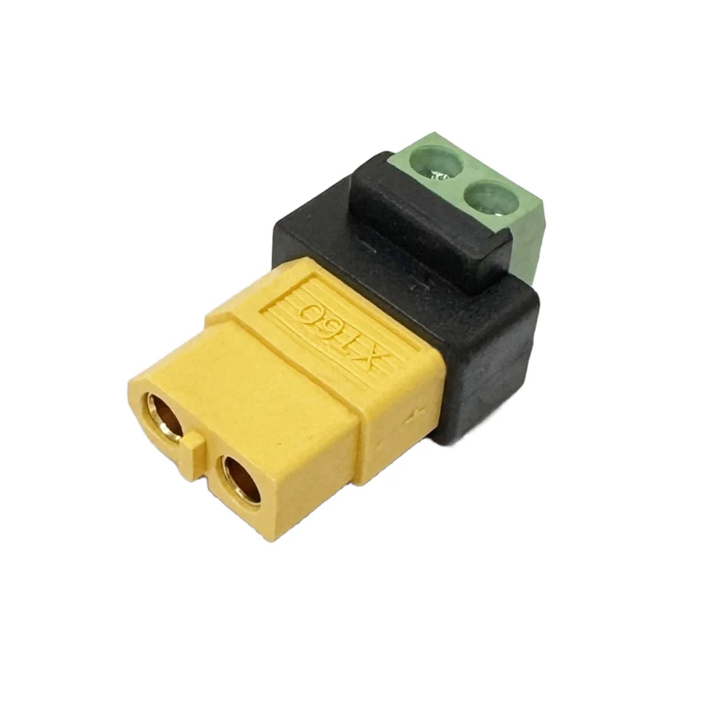 XT60 Female Non-Weldable Adapter 2P Terminal Quick Connector Power Supply Balance Charging Plug for RC Drone/Airplane Model