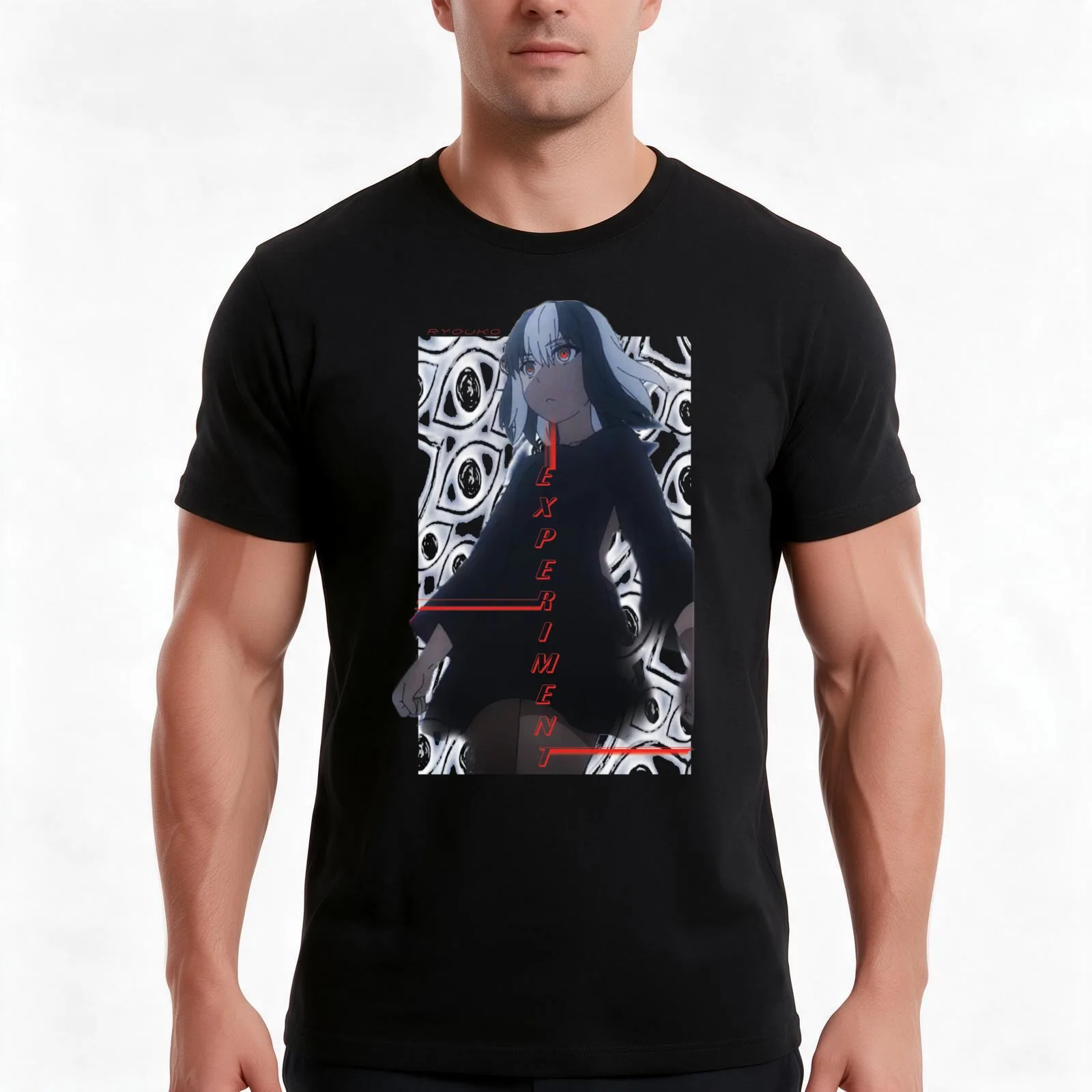 A Certain Scientific Railgun T ''EXPERIMENT'' V1 T-Shirt Summer Casual Cotton Tee Oversized Streetwear Tops Unisex Men Women