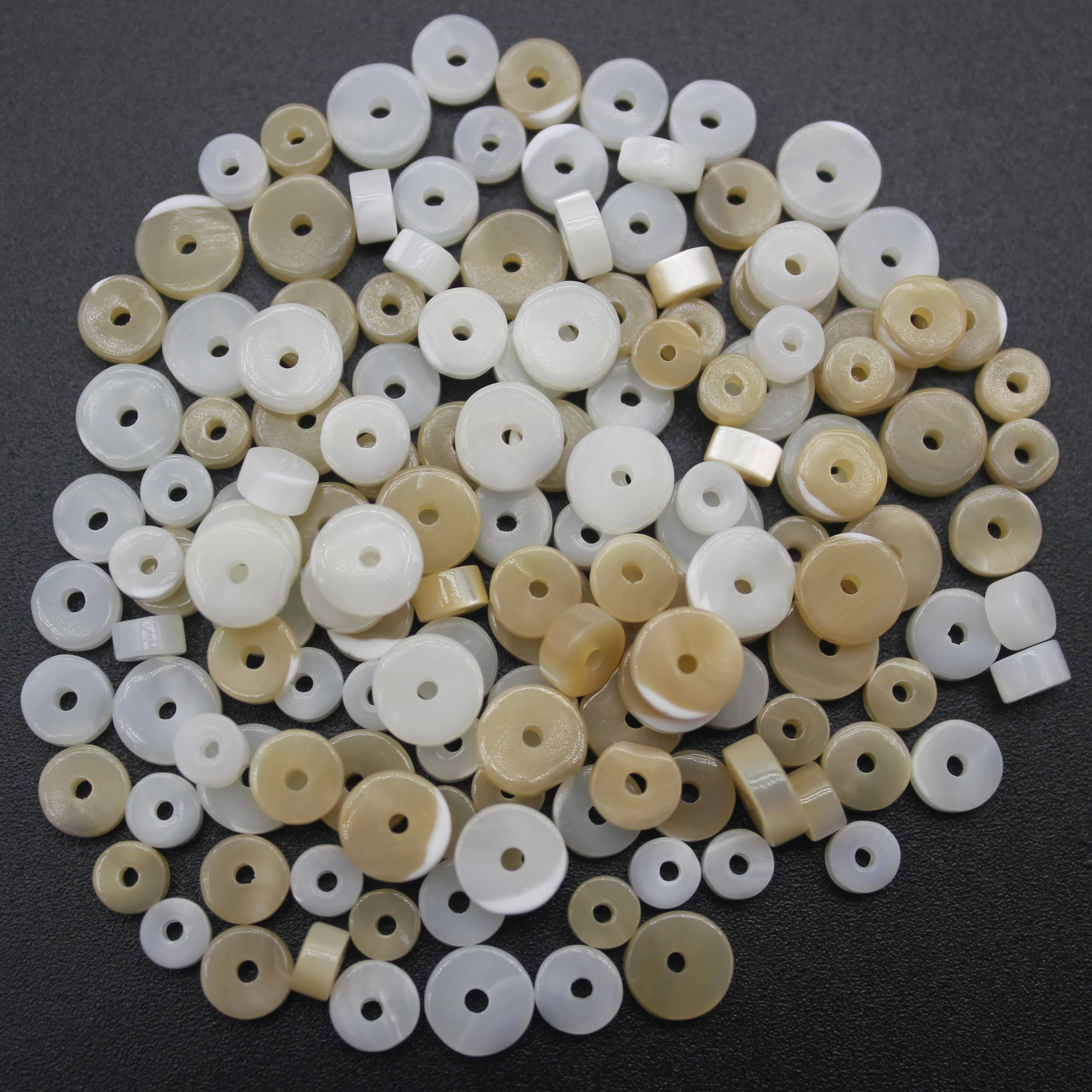 Natural Shell Beads MOP Horseshoe Snail Buckle Loose Spacer Beads For Jewelry Making DIY Necklace Earrings Handmade Accessories