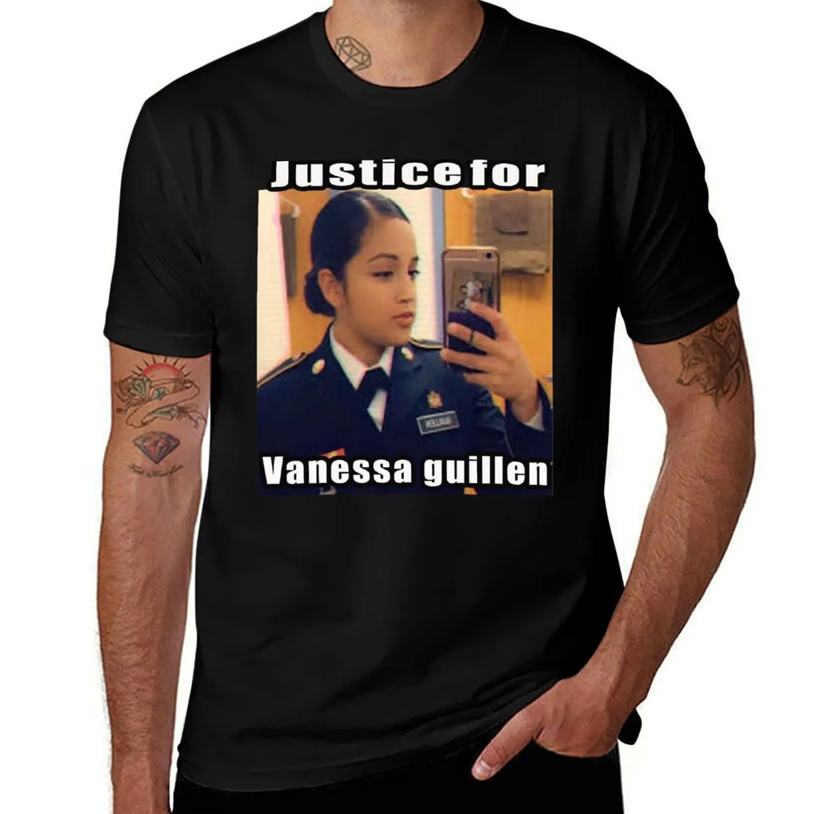 justice for vanessa guillen T-Shirt g man t shirts for men T-Shirt