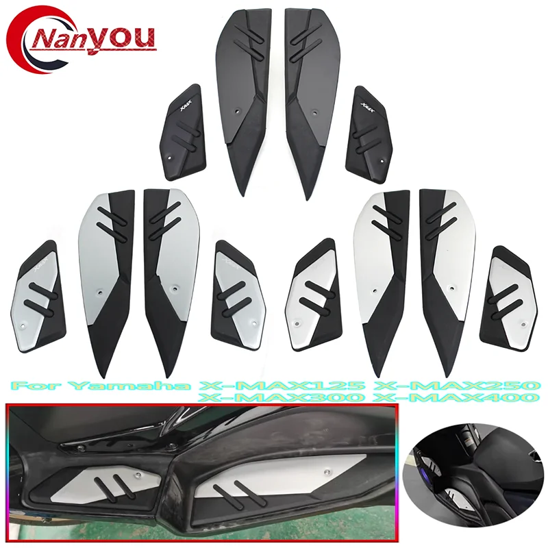 Motorcycle Skidproof Pedal Footrest Footpads For Yamaha XMAX 125 250 300 400 XMAX125 XMAX250 XMAX300 XMAX400 XMAX 2023 Foot Pegs