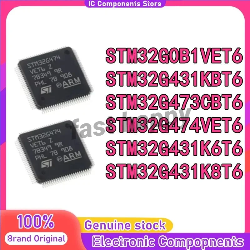 

STM32G431K8T6 STM32G474VET6 STM32G431K6T6 STM32G0B1VET6 STM32G431KBT6 STM32G473CBT6 STM32G STM IC MCU Chip LQFP-32 in stock