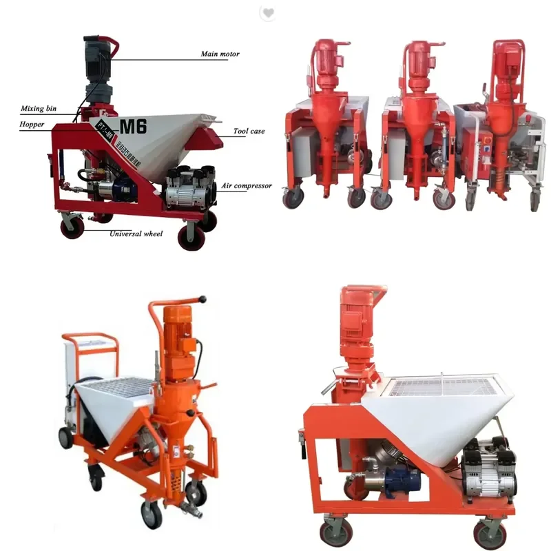 for 2021 Hot Sale Plaster Spray Machine With Mixer