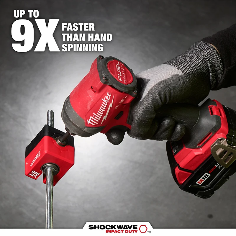 Milwaukee 48-32-2391 Side Access Wire Nut Driver 9X Faster 1/4