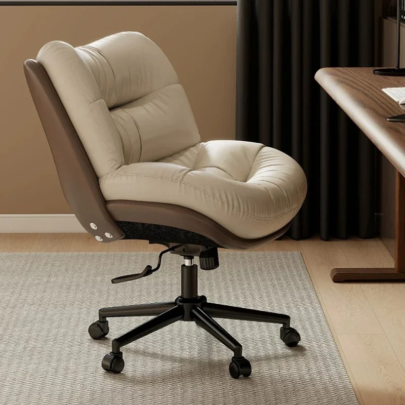 Armless Rolling Office Chair Ergonomic Swivel Salon Lounge Office Chair Computer Comfortable Cadeira De Escritorio Furniture