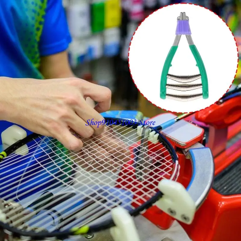 

77HC Теннисная ракетка Струнный станок 3 Пружинный стартовый зажим Стартовый зажим Инструмент для натягивания струн Зажимной для