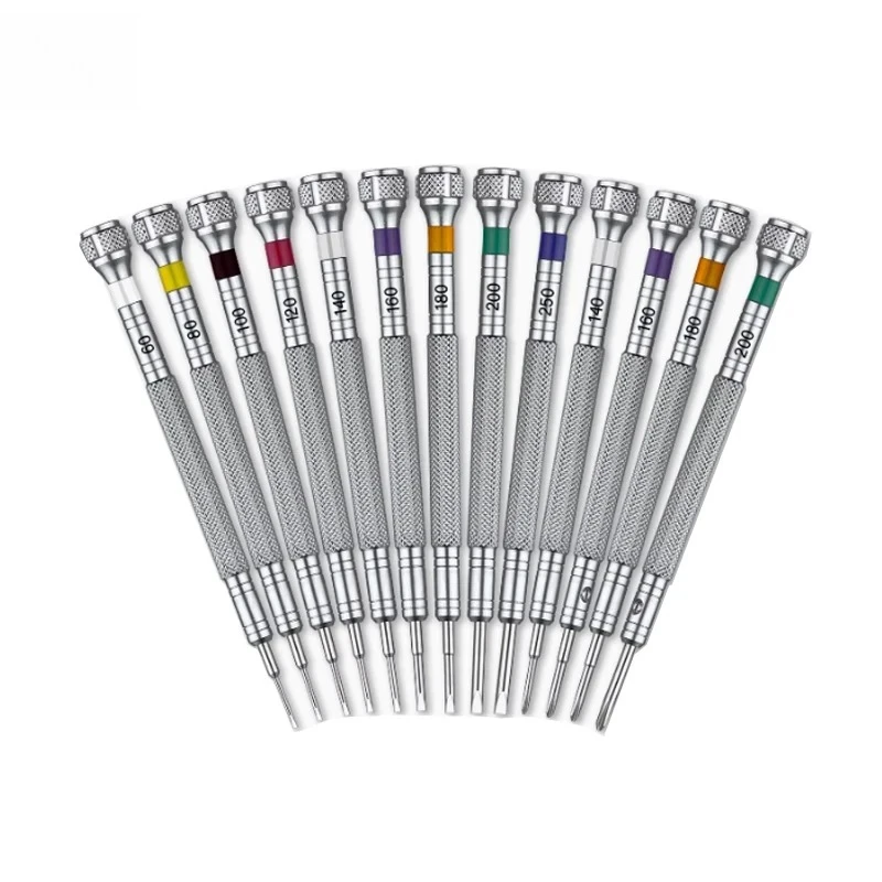 10PCS Professional Watch Screwdriver Set  Micro Precision Glasse Repair Kit 0.6-2.0MM for Eyeglass Sunglass Watchmaker