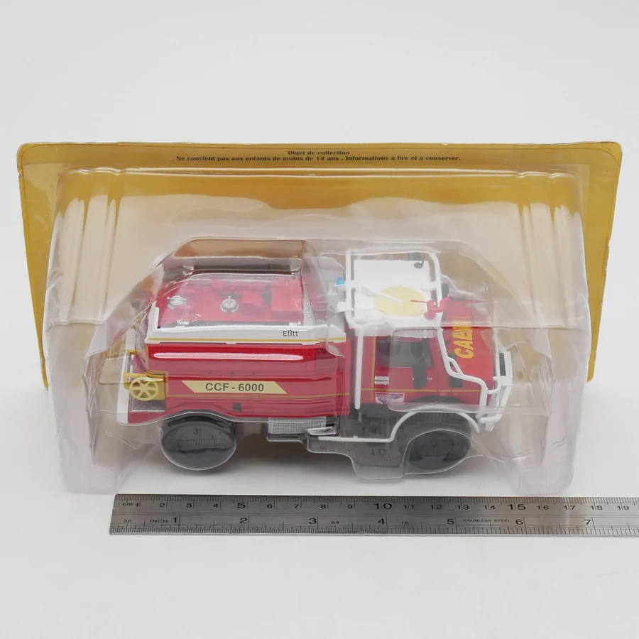 

Diecast Ixo 1:43 Scale Unimog U 5023 BENZ Unimog French Fire Engine Alloy Car Model Collectible Toy Gift Souvenir Display