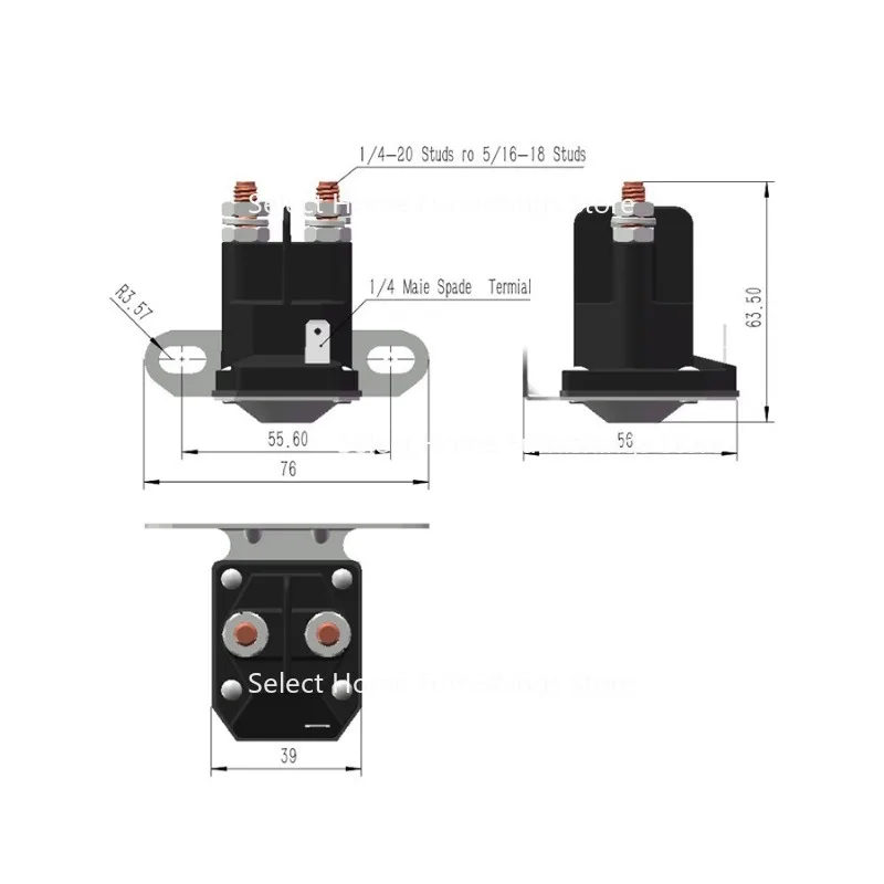Apply To MTD Cub、 Lawn Mower, Magnetic Switch 725-1426 12V Starting Solenoid Valve