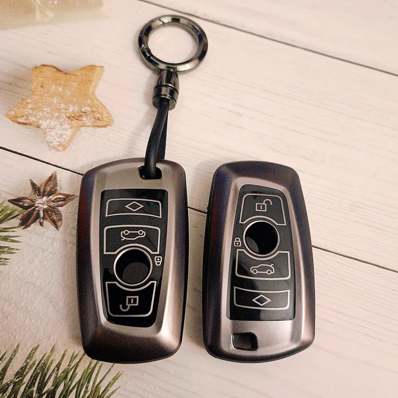 

2025 High End for BMW F20 F30 G20 F31 F34 F10 G30 F11 X3 F25 X4 I3 M3 M4 1 3 5 Series Car Key Case Cover Fob Shell Accessories