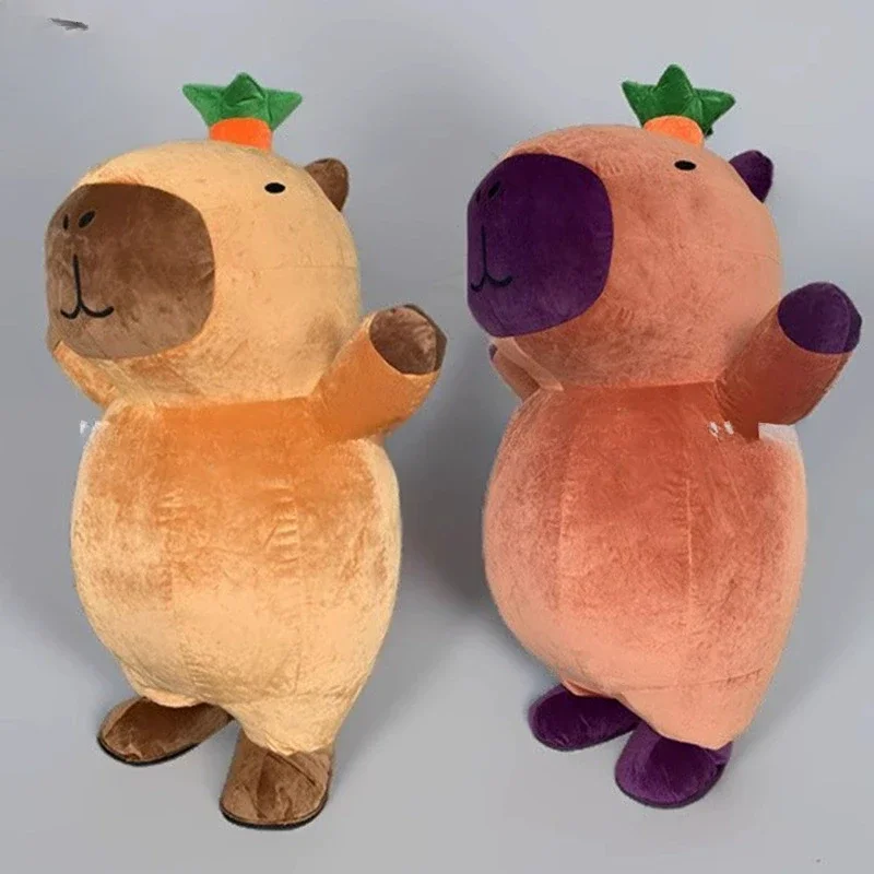 

Christmas Capybara Inflatable Monster Costumes Halloween Animal Cosplay Mascot Costume Adults Men Party Dress No Battery