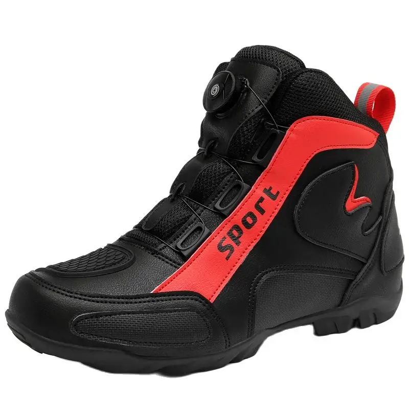 

2021 New Winter High Top Motorcycle Racing Boots MTB Flat Cycling Shoes Men Road Motorbike Speed Sneakers Women Sneakers