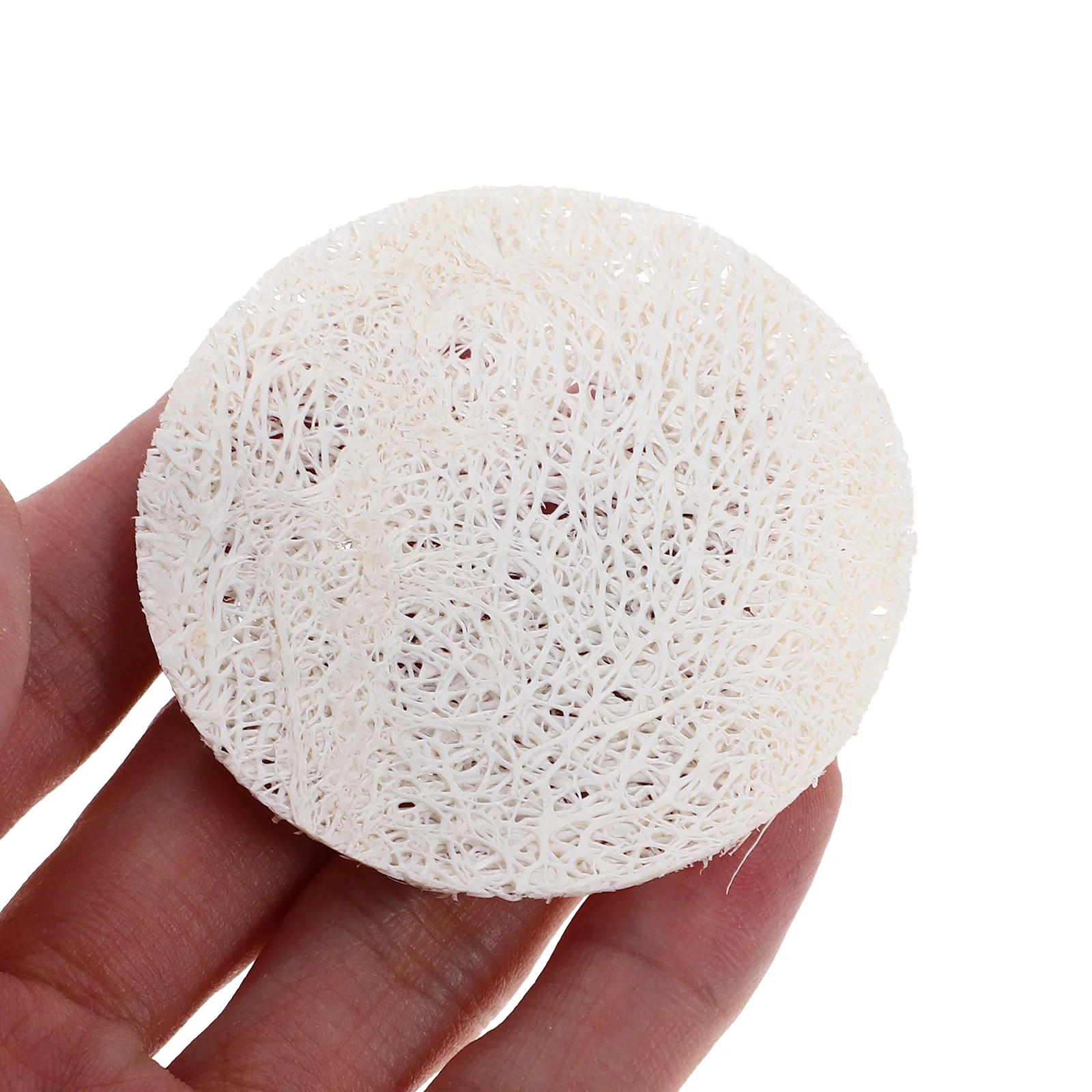 

18Pcs Loofah Exfoliating Body Face Pads Small Size Skin Friendly Deep Cleanse Natural Facial Scrubber Sponge Face Scrub Pads