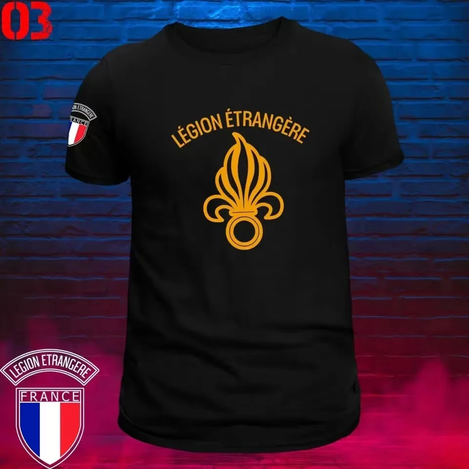 French Foreign Legion TAP Paratroops Airborne Badge T-Shirt Short Sleeve Casual 100% Cotton O-Neck Summer Mens T-shirt