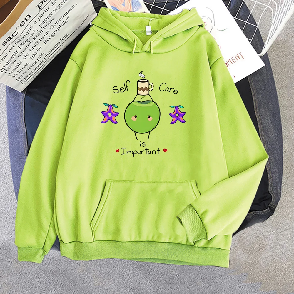 Sudadera con capucha con estampado de Junimo, ropa informal con gráfico de Stardew Valley, ropa deportiva Popular de otoño, sudadera cómoda de lana