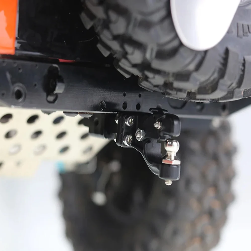 Gancho de remolque 1/10, montaje de enganche de remolque RC para parachoques trasero de oruga a escala SCX10 II TRX4 Defender Element Enduro D90 TF2 CFX RGT EX86190