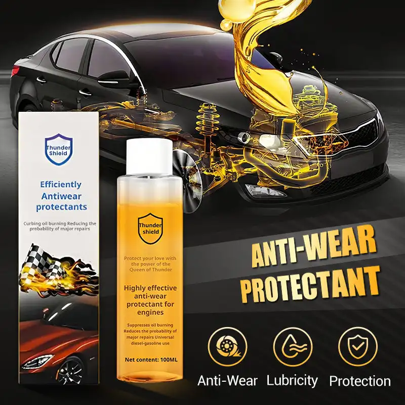 Engine Anti Wear Protective Agent Noise Reduction Jitter Strong Burning Engine Oil Liquid Additive Car Supplies 100ml