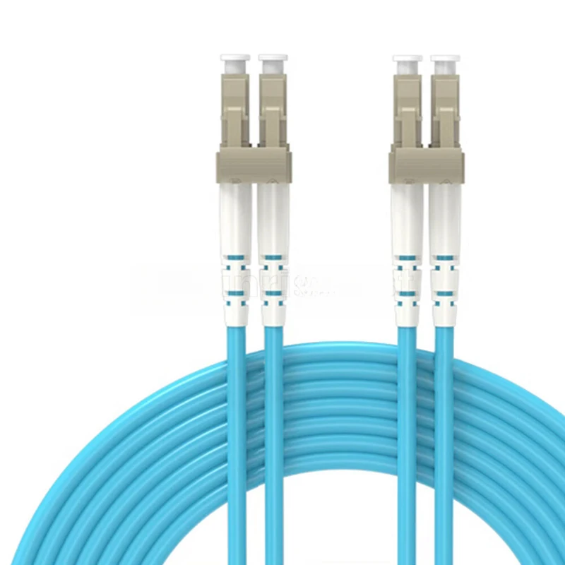 Z  LC UPC to LC UPC 10G OM3 Multimode Duplex Fiber Optic Patch Cord Cable 1-5m lot