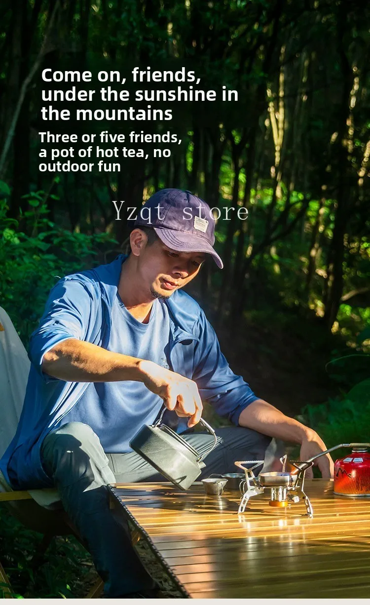 Outdoor camping Cooking Pot stove Boiling  Outdoor windproof cooker Portable cooker Gas  Cassette