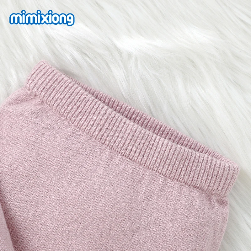 Baby Girl Clothes Set Autumn Pink Long Sleeves Sweaters Shirts+Pants Newborn Infant Outfits 2pcs Toddler Winter Outwear Costumes