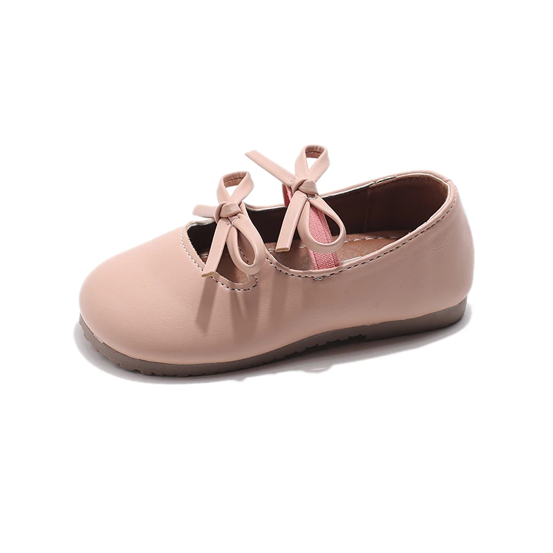 Spring/Summer Princess Baby Sweet Girls Fashionable Cute PU Casual Kids Flat Walking Shoes Size23-35 Enfant