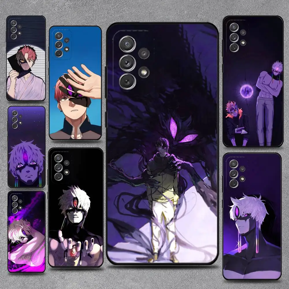 

D-Dandadan Jiji Evil Eyess Phone Case For Samsung S 9,10,21,30,22,23,24,25,Ultra,Plus,Lite,FE,4,5G Black Soft Case