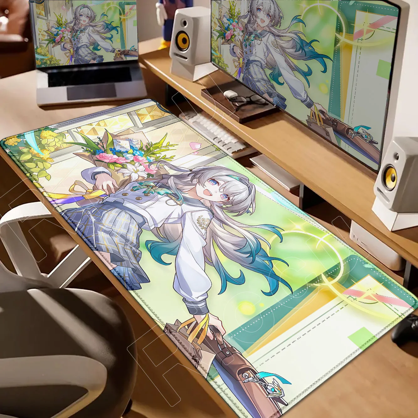 New Pretty Honkai Star Rail Firefly Mouse Pad Computer MousePad Office Accessories Pc Cabinet Keyboard Gaming Xxl Large Desk Mat