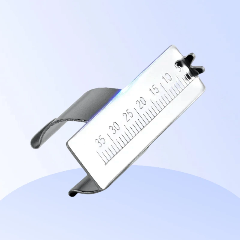 

Стоматологическая эндодонтическая стоматологическая кольцевая линейка из нержавеющей стали для измерения корневых каналов для стоматологических инструментов